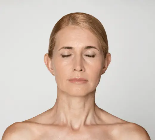 Patient Evaluating Neck Lift Options