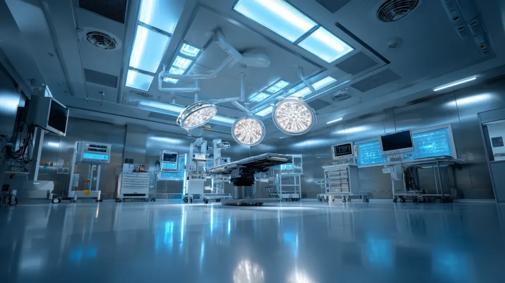 Sala de cirugía de última generación en Vivid Clinic