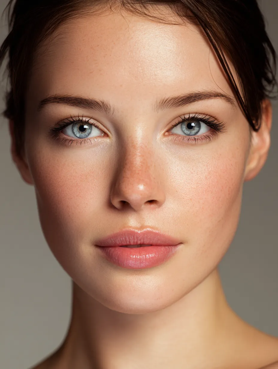 Türkiye'de Rinoplasti: Dönüşümünüzden Önce 9 Güven Verici Bilgi A professional studio portrait of a woman showcasing her perfect, beautiful nose after a successful rhinoplast
