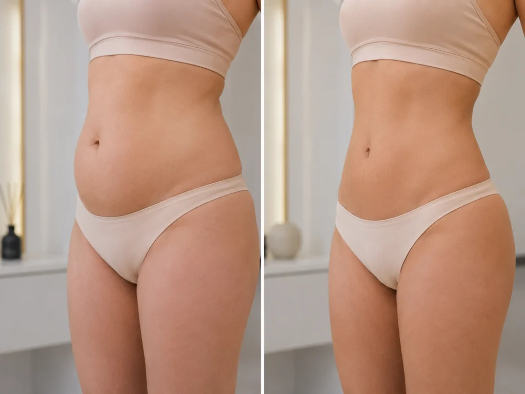 Costo del rimodellamento del corpo in Turchia: 8 fattori concreti che influenzano il prezzo body contouring before and after result Vivid Clinic Istanbul